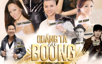 Mời các bạn tham dự Live Show ca nhạc với cái tên ngộ nghĩnh “Quăng Ta Cái Boong” vui tới bến tại Vũ Trường Chiều Tím, thành phố Arlington, Texas vào tối ngày Thứ Bảy 31/8/2019. Chương trình do MC Lê Quang điều hành, mau đặt chổ kẻo hết
