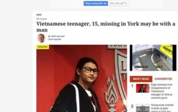 Anh: Một thiếu nữ Việt mất tích ở York, tám người bị bắt giữ