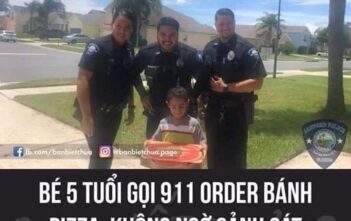 Cậu bé gọi 911 order… pizza, không ngờ cảnh sát mang đến thật