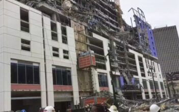 1 Dead, 3 Missing after Hotel Collapse in New Orleans