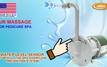 Bạn có biết Luraco Magna Air có Sensor Tắt Nước Tự Động (iFill) cho bồn Pedicure Spa?