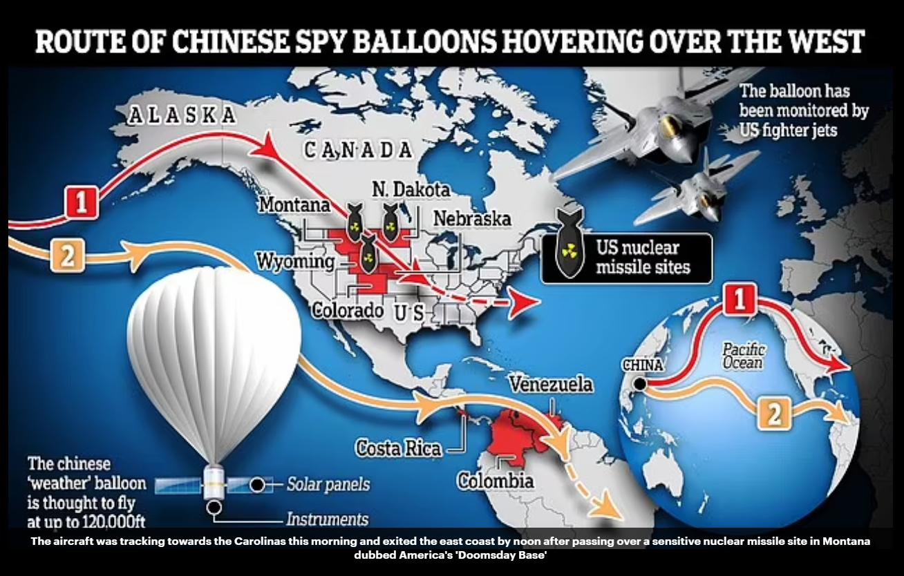 На китайском полетит. Китайский воздушный шар шпион. Карта полетов воздушных шаров. Обломки китайский шар над США. Траектория полета китайского шара.